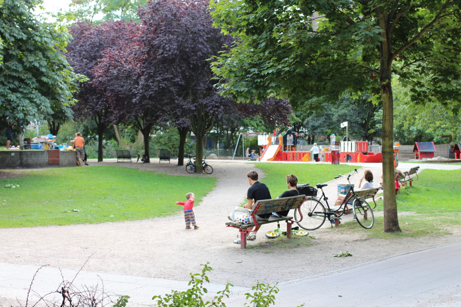 Ein Spielplatz in Eimsbüttel. Foto: Ada von der Decken