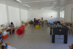 Bei den Kindern ist der Spielecontainer sehr beliebt. Foto: Anne Thaker