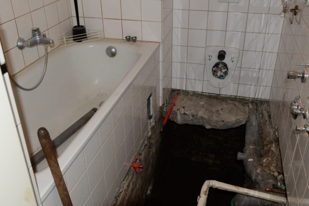Das Blubbern aus dem Badewannenabfluss war komisch. Foto: Tim Eckhardt