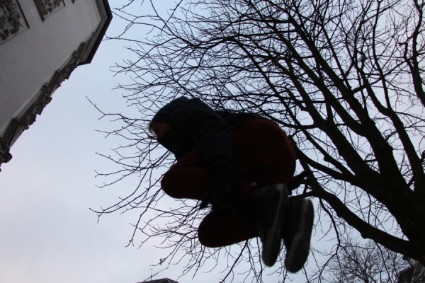 Beim Parkour kommt man hoch hinaus. Foto: Ada von der Decken