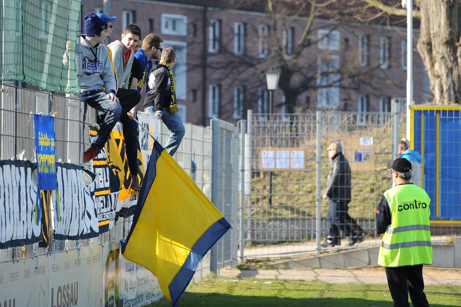 Die Vicky-Fans nahmen dieses Mal nicht ihren Standardplatz ein. Foto: Tim Eckhardt