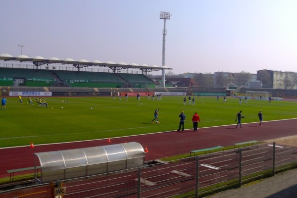 Stadion am Elsterweg inWolfsburg. Foto: Niklas Heiden
