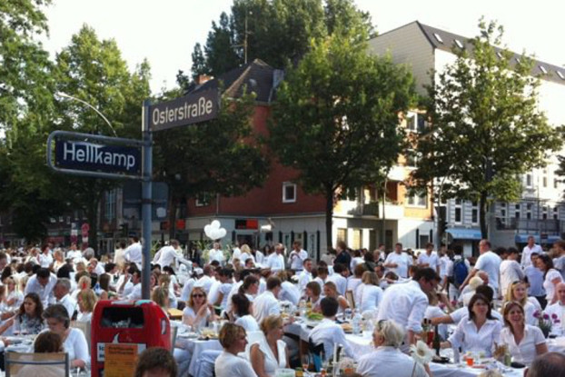 Auch in diesem Jahr gibt es wieder ein Weißes Dinner in Eimsbüttel. Foto: Anna Stöckle