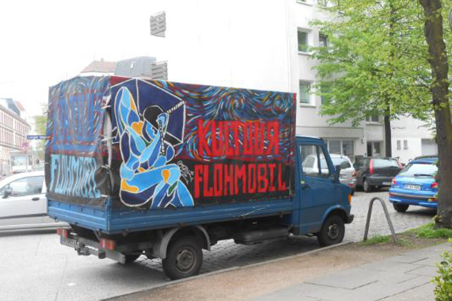 Kultour-Flohmobil. Foto: Anja von Bihl