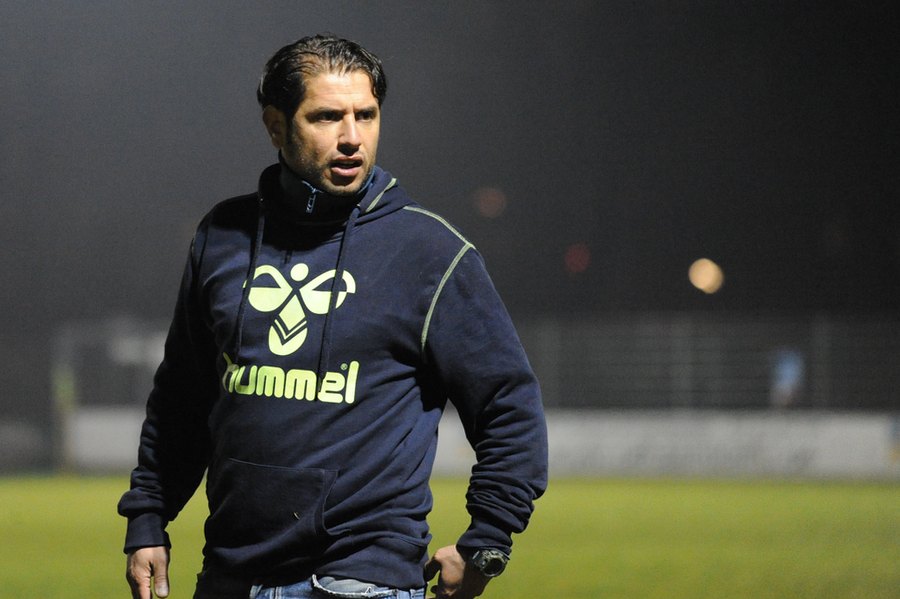 Wilhelmshavens Trainer Farat Toku war nach dem Spiel vertständlicherweise erbost. Foto: Tim Eckhardt