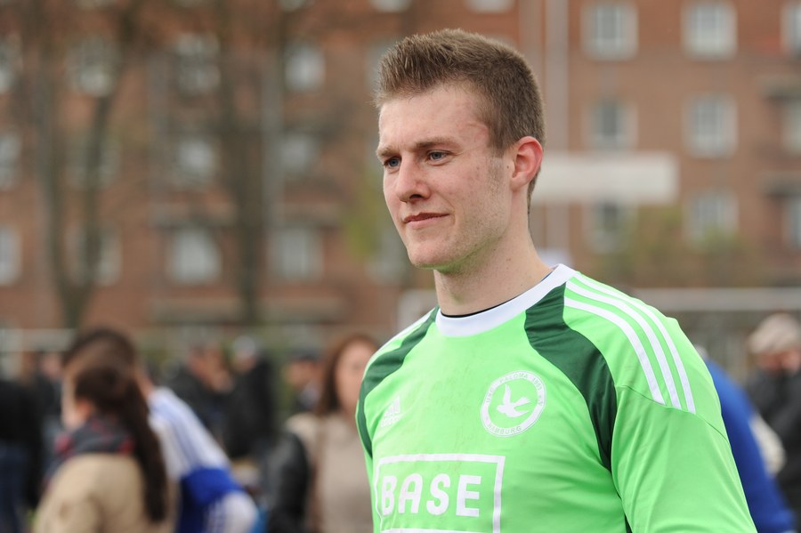 Paloma-Keeper Yannik Jonas parierte zahlreiche Abschlüsse aus allen Lagen. Foto: Tim Eckhardt