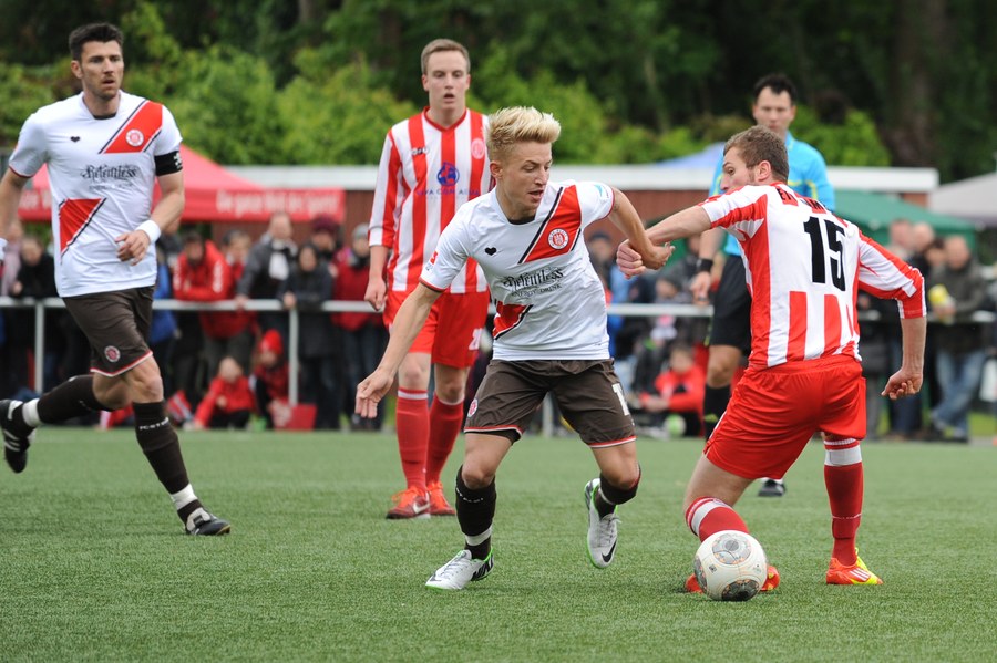 Der FC St. Pauli empfängt den Lüneburger SK. Foto: Tim Eckhardt