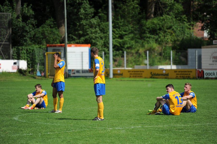 Der SC Victoria am Boden. Foto: Tim Eckhardt