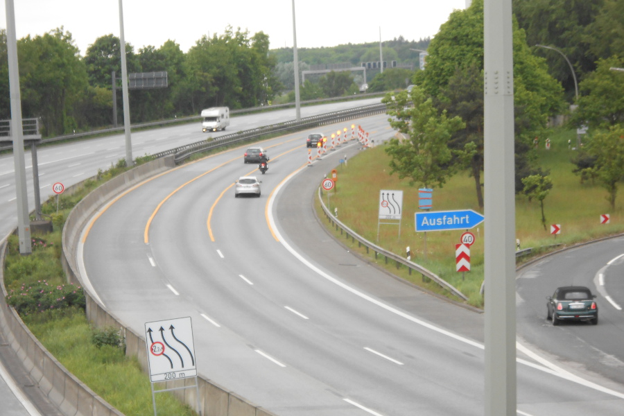 A7 südlich der Kieler Straße. Foto: Anja von Bihl