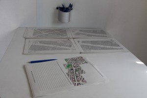 Die Bürger können ihre Anliegen schriftlich festhalten Foto: Nora Helbling