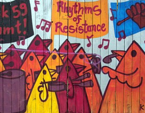 Protestformen - Rhythms Of Resistance. Foto: T. Kühn