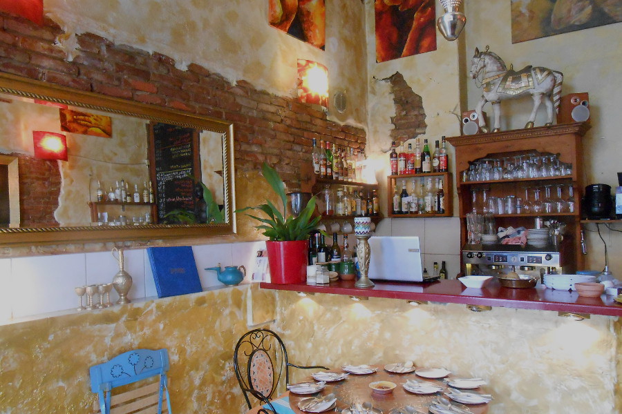Das Bistro ist nur 21 qm groß. Foto: Anja von Bihl