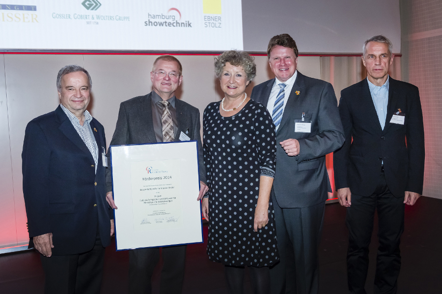Die Judo-Abteilung des Eimsbütteler Turnvereins erhielt den 1. Preis. Foto: Kroschke Stiftung.