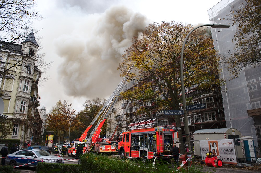 Die Bismarckstraße an der Ecke zur Eichenstraße. Foto: Tim Eckhardt