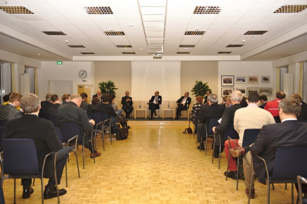 Die 9. Wirtschaftskonferenz im Bezirksamt Eimsbüttel. Foto: Tim Eckhardt