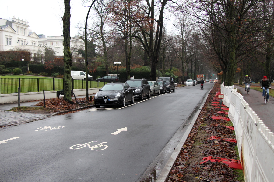 Fahrradstraße. Foto: Lisa Eißfeldt