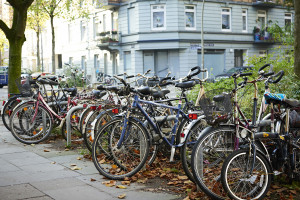 Aber viele Fahrräder entkommen der Stadtreinigung... Symbolfoto: Christoph Höhmann