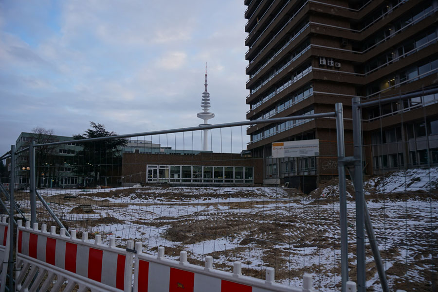 Campus Bundesstraße - Baustelle am Geomatikum