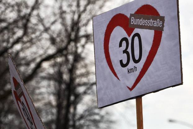 In der Bundesstraße wird Tempo 30 eingeführt. Foto: Elena Salerno