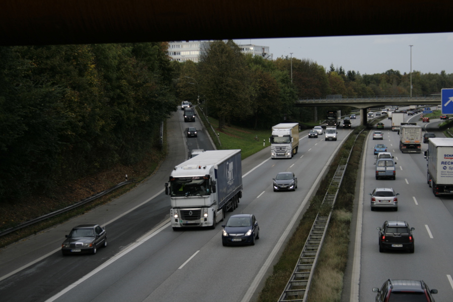 A7-Auffahrt Schnelsen. Foto: Anja von Bihl