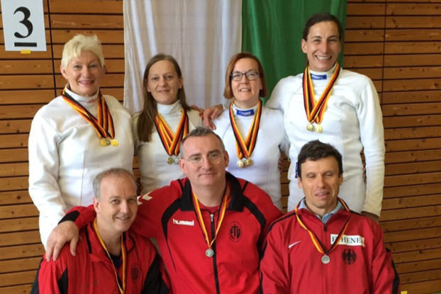 Das Fechtteam des ETV 2015 in Dresden. Foto: ETV