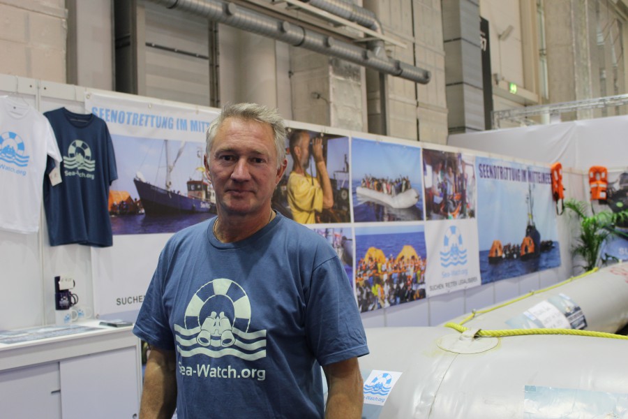 Ingo Werth ist im Mittelmeer und in Bergedorf in der Flüchtlingshilfe aktiv. Foto: Martin Kranz-Badri