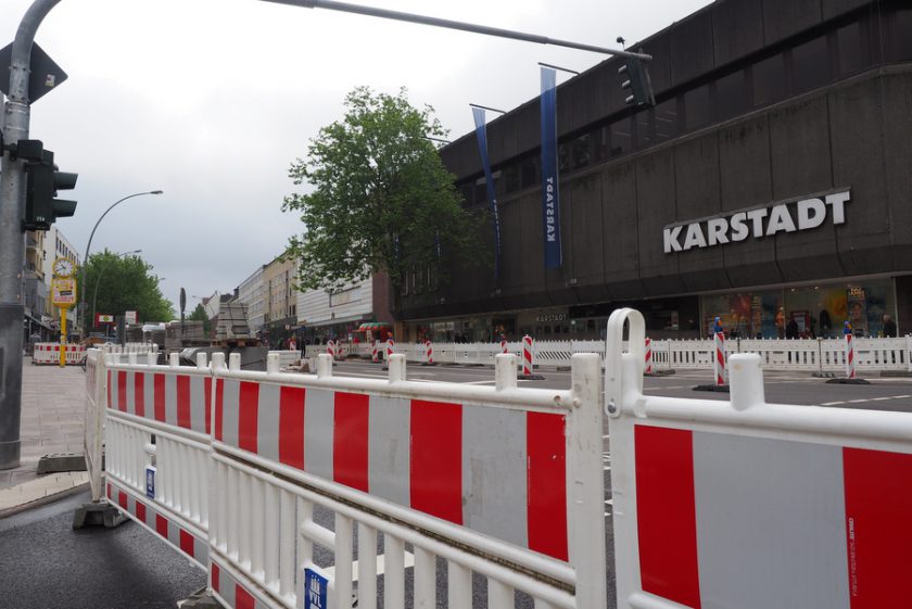 Die Kreuzung Osterstraße/Heußweg ist wieder frei. Foto: Jannika Grimm