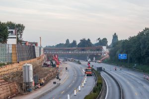 A7 Sperrung Zufahrt Schnelsen Nord, Eimsbüttel Nachrichten. Foto: Alexander Povel