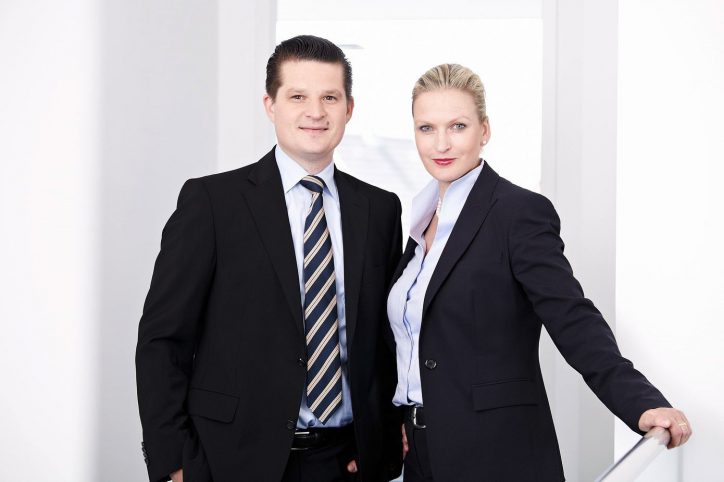 Thore und Nicole Hoffmann. Foto: Frank Hoffmann Immobilien
