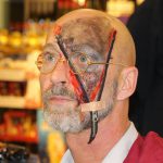 Halloween in der Osterstraße - auch bei Edeka. Mehrere Mitarbeiter haben mitgemacht. Foto: Karoline Gebhardt