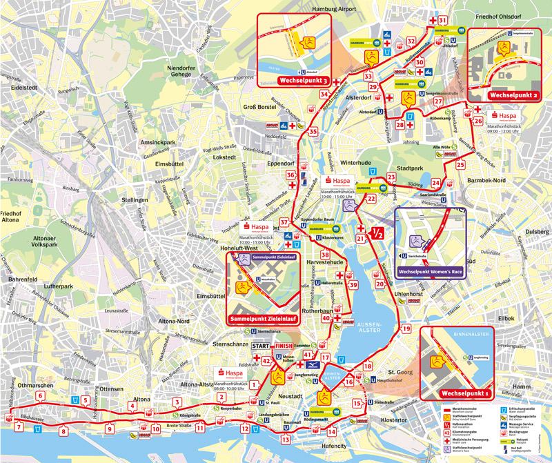 Verkehrshinweise zum Hamburg Marathon: Sperrungen in Eimsbüttel