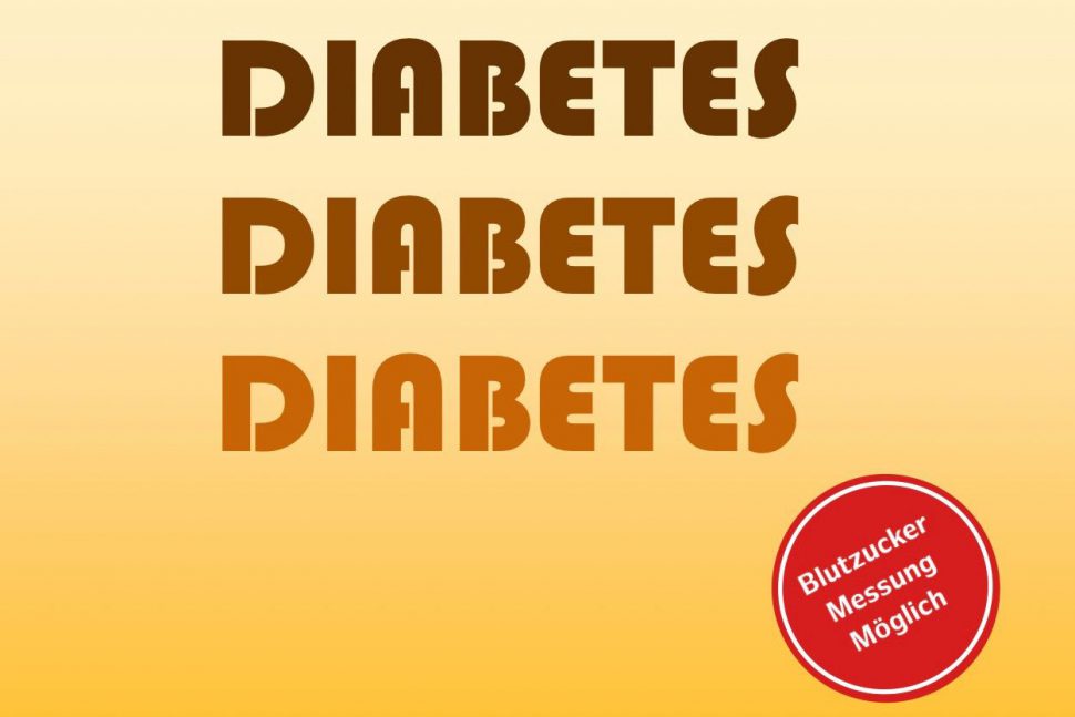 Plakat Diabetes. Foto: Bezirksamt Eimsbüttel