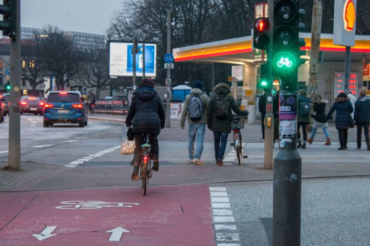Fahrradstadt, Fahrrad, Eimsbüttel, Straße, Verkehr, Fahrradweg, Gehweg, Straße, Clara Wissmach