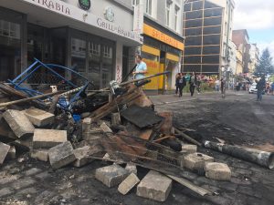 Schanze, Gewalt, Müll, G20, Demonstration