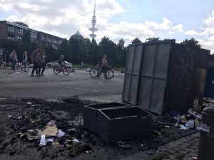 Schanze, Gewalt, Müll, G20, Demonstration