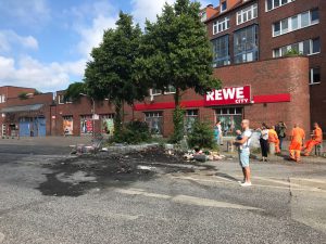 Schanze, Gewalt, Müll, G20, Demonstration