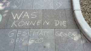 Am Freitagmorgen hatten Randalierer mehrere Geschäfte in der Osterstraße demoliert – aus "Protest" gegen den G20-Gipfel in Hamburg, wie sie sagen. Foto: Eimsbütteler Nachrichten
