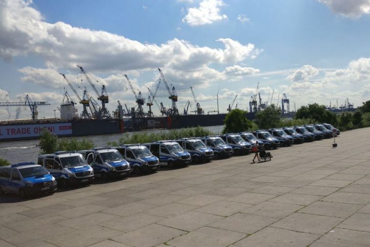 Landungsbrücken, Hafen, Hamburg, G20-Gipfel, Polizei Hamburg, Polizei