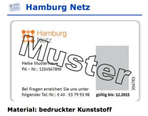 Hamburg Netz, Ausweis, Mitarbeiter, Beispielausweis, Hamburg, Trickbetrüger, Eimsbüttel