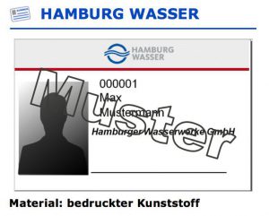 Hamburg Wasser, Ausweis, Beispielausweis, Hamburg, Trickbetrüger, Eimsbüttel
