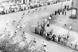 Verfolgungsjagd durch Eimsbüttels Häuserschluchten, 1953.