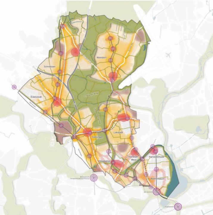 Entwicklungskonzept Eimsbüttel 2040 - Leitbild. Quelle: Bezirksamt Eimsbüttel