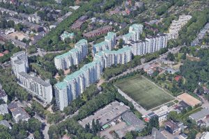 Die Lenzsiedlung. Quelle: Bilder © 2017 Google, Kartendaten © GeoBasis-DE/BKG (©2009), Google