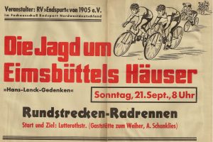Das Plakat zur "Jagd um Eimsbüttels Häuser".