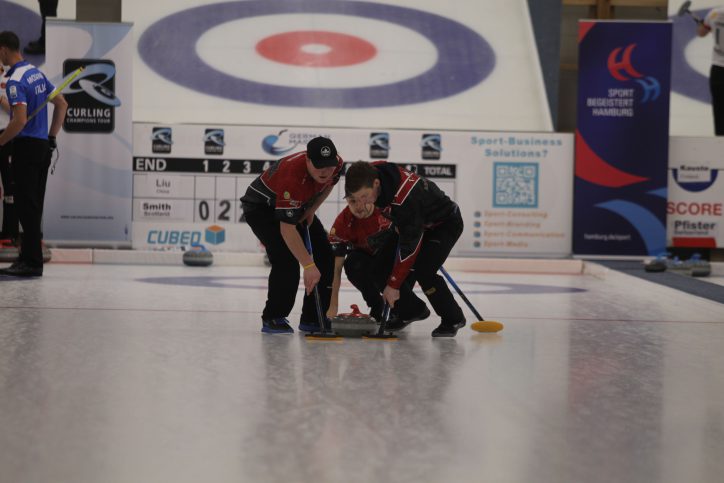 Curling in Eimsbüttel: Das schottische Team um Skip Smith bei den letzten German Masters: Schirle/SportsWork