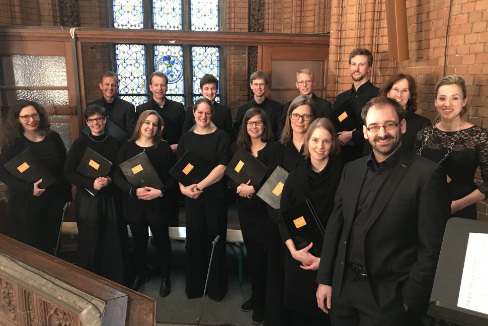 Das Vokalwerk Hamburg feiert seine Konzertpremiere in der St. Johannis Kirche in Winterhude. Foto: Karsten Bornholdt