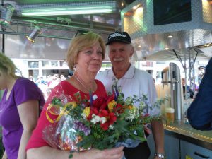 Seit über 30 Jahren ist Heidi Asmus beim Osterstraßenfest dabei. Foto: Eimsbütteler Nachrichten