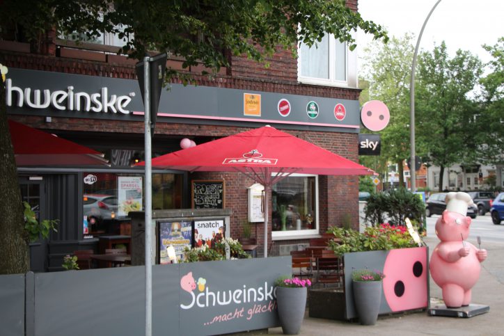 Deutsche Küche gibt es beim Schweinske. Foto. Robin Eberhardt