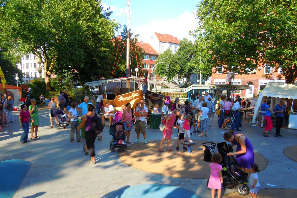 Ende Juni findet wieder das Methfesselfest auf dem Else-Rauch-Platz statt. Foto: Jürgen Kabey