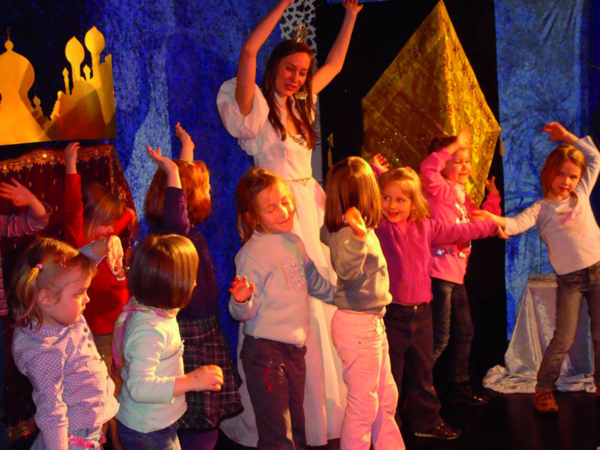 Das Galli Theater zeigt das Stück "Der Wolf und die 7 Geißlein" für Kinder. Foto: Silvia Schyle